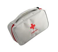 Borsa portaoggetti portatile con manico, multiuso, per il primo soccorso, organizzata per auto, officina, sport, attività avventura, spazio vuoto, grigio, Bellezza di massa