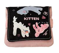 Borsa portaoggetti portatile per assorbenti e cosmetici, compatta, per viaggi o uso quotidiano, Inseguendo i sogni