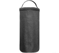 Borsa portaoggetti portatile per barbecue, 21 x 11 cm, per picnic in | Robusto tessuto Oxford 600D, resistente agli strappi, colore nero, adatto a gabbie rotonde, viaggi all'aperto