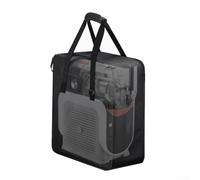 Borsa portaoggetti portatile per macchina da granite, con tracolla regolabile, in tessuto Oxford, scatola da trasporto da viaggio nera, 44 x 26 x 10 cm