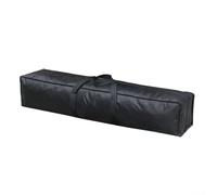 Borsa portaoggetti progettata per yoga per tappetini, coperte da pavimento, luci fotografiche, treppiedi e rack per fotocamere, con una forma a striscia lunga pieghevole, adatta per uso esterno (nero