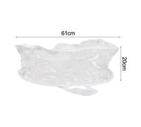 Borsa Portaoggetti PVC Leggera Forma Rotonda Doppia Cerniera per Ghirlande Natal