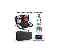 Borsa portaoggetti Switch OLED compatibile con la console di gioco Nintendo, scatola protettiva Switch, borsa portaoggetti portatile, borsa nera,