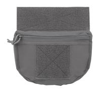 Borsa Portaoggetti Tattica FC Drop, Multifunzionale, per Il Trasporto Sub-addominale, con Gancio e Passante, per Estensione Toracica Del Gilet CS da Caccia Airsoft(Gray)