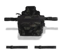Borsa Portaoggetti Tattica Molle per PC, 3 Modalità di Utilizzo Grande Capacità Con Tasche Multiple per Attività di Squadra Con Gilet Airsoft e Cosplay(Bkcp)