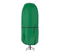 Borsa portaoggetti verticale per alberi di Natale artificiali fino a 2,7 m, impermeabile, decorazione per le vacanze, con cinghie regolabili, copertura per albero di Natale rossa o verde (verde chiaro