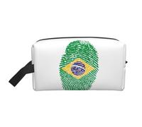 Borsa portaoggetti vintage con stampa piramide egiziana, borsa da viaggio resistente, accessorio da viaggio in tela per tutti i giorni, palestra e viaggi, Brasile, taglia unica