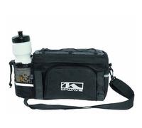 M-Wave, Borsa Portapacchi Erweiterbare, Nero (Schwarz/Silber)