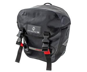 Borsa portapacchi M-Wave doppia borsa Manitoba 2x 12,5 litri Impermeabile, nero