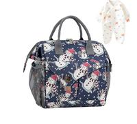 Borsa Portapannolini,Impermeabile con Multi Scomparto e Porta Biberon - Borsa Per Pannolini Con Scomparti Separati | per Uso Quotidiano Viaggio Allattamento Casa Asilo