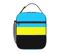 Borsa portapranzo con stampa bandiera del Sultanato del Burongan, per ufficio, lavoro, picnic, borsa termica per il pranzo, riutilizzabile, per adulti