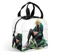Borsa portapranzo per adulti, a prova di perdite, isolata, con cerniera e tasche multiple, grande capacità, per ufficio, lavoro, picnic
