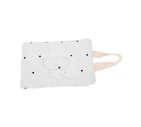 Borsa Portasalviette Umide Sospesa per Ragazzo Ragazza, Cotone Beige | Pieghevole, Compatta e Pratica, Gancio Appeso, per Uso Quotidiano e Auto, Motivo a Pois Adorabile