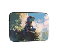 Borsa portatile antiurto stampata con lucertola leader borsa per laptop Soft Shell adatta per uso aziendale e viaggi da 15 pollici