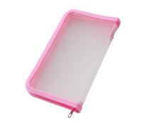 Borsa portatile con cerniera per archivi, organizer per ricevute trasparente, impermeabile, per scuola, ufficio, viaggi, portaoggetti essenziale, organizer per accessori da viaggio