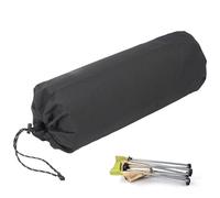 Borsa portatile da campeggio, borsa portaoggetti per attrezzi da campeggio, robusta borsa per il trasporto, manico largo per attrezzature da viaggio, escursionismo, pesca, campeggio, picnic, Nero ,