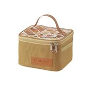 Borsa portatile delle spezie, organizzatore di spezie da campeggio, condimento multi Spice Storage Co Bag Travel Organizer, 1 sacchetto giallo