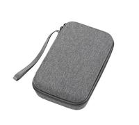 Borsa portatile di immagazzinaggio di EVA Duricrust dell'organizzatore della compressa del cavo del disco rigido dell'organizzatore di grande capacità di viaggio di elettronica, Grigio, *1