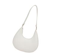 Borsa portatile in miniatura alla moda con texture premium opzione di colore multiplo senza soluzione di continuità vari stili di abbigliamento borsa portaoggetti multi scomparto, bianco, One Size