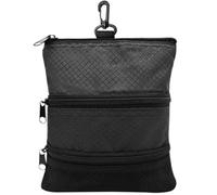 Borsa portatile organizer compatta per accessori per club e attrezzi Ygj590 (nero, 22 cm)