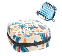 Borsa portatile per assorbenti igienici, borsa per coppette mestruali femminili per ragazze adolescenti, kit per primo ciclo mestruale, elementi estivi da spiaggia