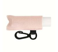 Borsa portatile per balsamo per le labbra con portachiavi elastico clip sul supporto per rossetto portachiavi pratico accessorio da viaggio porta balsamo per le labbra