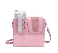 Borsa portatile per borraccia, portabottiglie, borsa sportiva, supporto regolabile per borraccia, portabottiglie regolabile, Rosa, Refer to description, tinta unita