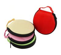Borsa portatile per CD/DVD con capacità di 20 dischi, con tracolla, antipolverina, uso doppio come borsa per CD da auto e per viaggio, in tessuto Oxford nero,rosso,blu,rosa,verde,Viola,colore arancion