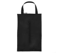 Borsa portatile per fazzoletti con possibilità di appendere, per campeggio, auto e uso domestico, fornisce una comoda conservazione e un facile accesso ai pacchetti di fazzoletti standard (nero)