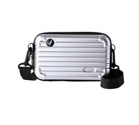 Borsa portatile per gioielli e cosmetici, elegante organizer per trucchi e accessori, con scomparti per viaggi