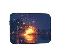 Borsa portatile per laptop da 15", con stampa di particelle pixel, antiurto, tasca interna per laptop, per lavoro, viaggi, scuola, ufficio