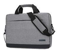 Borsa Portatile per Laptop Ventiquattrore Custodia a Tracolla Borsetta PC per MacBook/Dell/HP/Lenovo/Acer/Ausu,Grigio,15.6 Pollice