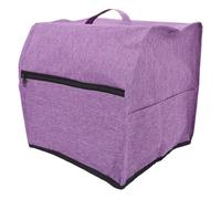 Borsa Portatile per Macchina da Cucire con Manico e Tasche | Oxford Porpora, Sei Scomparti Laterali e Frontale con Zip, Pieghevole per Casa e Lezioni