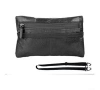 Borsa portatile per manubrio della bici con tracolla, borsa in nylon impermeabile, design leggero, fissaggio sicuro con doppie cinghie per stabilità durante le pedalate