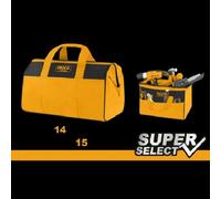 Borsa porta attrezzi da lavoro 16" Portautensili portattrezzi 14 Tasche Ingco