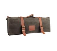 Borsa portautensili a rullo di grande capacità con manico ergonomico e tracolla regolabile per chef professionisti e appassionati di cucina organizzatori di utensili da cucina