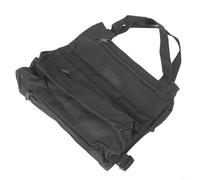 Borsa portautensili arrotolabile Oxford con più scomparti con cerniera e design pieghevole per riporre comodamente le avventure all'aria aperta (nero)