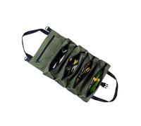 Borsa Portautensili Arrotolabile, Resistente, Portatile, In Tessuto Oxford Impermeabile con Cerniera, Organizer per Utensili A