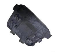 Borsa portautensili compatta 25 x 18 cm, in nylon 1000D, resistente, con cerniere antiruggine, passanti multipli e porta punte, per elettricisti, meccanici, carpen