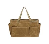 Borsa portautensili da campeggio, multifunzione, in tela cerata impermeabile, portatile, per riporre attrezzi da giardino, legna da ardere, attrezzatura da campeggio all'aperto per picnic