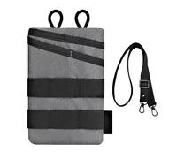 Borsa Portautensili Edc Leggera per Esterni, Mini Marsupio Pieghevole Edc, Borsa Portaoggetti Resistente All'Usura, Organizer per Campeggio, Escursionismo Sport(Gray)