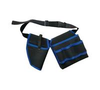 Borsa portautensili girevole resistente con tracolla rinforzata, 8 tasche, organizzazione resistente agli agenti atmosferici, per manutenzione esterna, borsa da cintura rotante per esterni