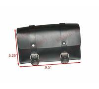 Borsa Portautensili In Pelle Nera Norton BSA Triumph Ariel