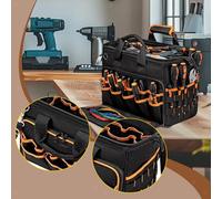 Borsa portautensili pieghevole da 16,93'', versatile, per la pulizia,