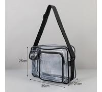 Borsa portautensili trasparente antistatica da 13,8 pollici per lavoro,