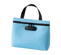 Borsa Portavalori Con Serratura,Borsetta Organizer con Cerniera Bloccabile e Grande Capacità,Grande Contenitore per Archiviazione - Per Oggetti Di Valore Documenti Biglietti Libretti Bancari Chiavi Gi