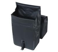 Borsa posteriore doppia per bici Basil Urban Dry da 50 litri nera, 100% impermea