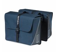 Borsa posteriore doppia per bicicletta Basil Forte 35L blu navy (41x15x43cm) uni
