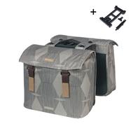 Basil Elegance Mik Panniers 49l Grigio