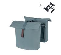 Basil Borsone doppio unisex per adulti, colore blu grafite, 12 x 30 x 33 cm